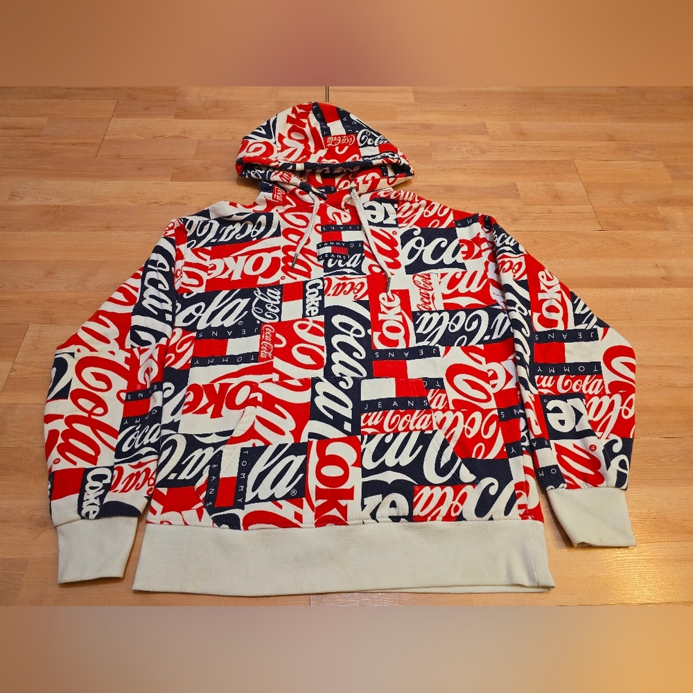 TOMMY JEANS X COCA-COLA HOODY, Unisex, Small